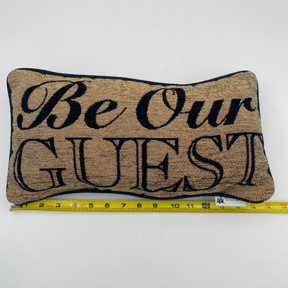 Disney Parks Beauty and the Beast Be Our Guest Throw Pillow 16” X 9” Rectangle - Picture 6 of 7